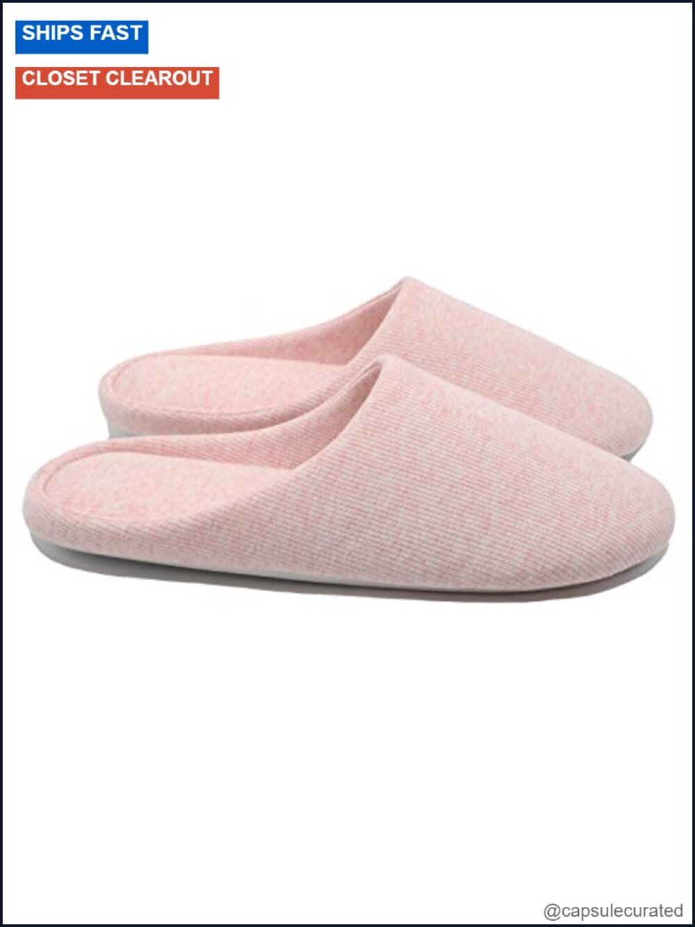 Women's Non-Slip Memory Foam Cotton Slippers, Machine Washable, Foldable Travel